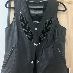 Women’s Leather Vest